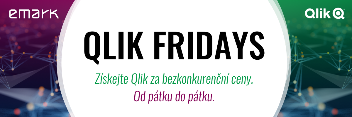 Black Friday slevy na produkty Qlik až do výše 40 % - Emarkanalytics