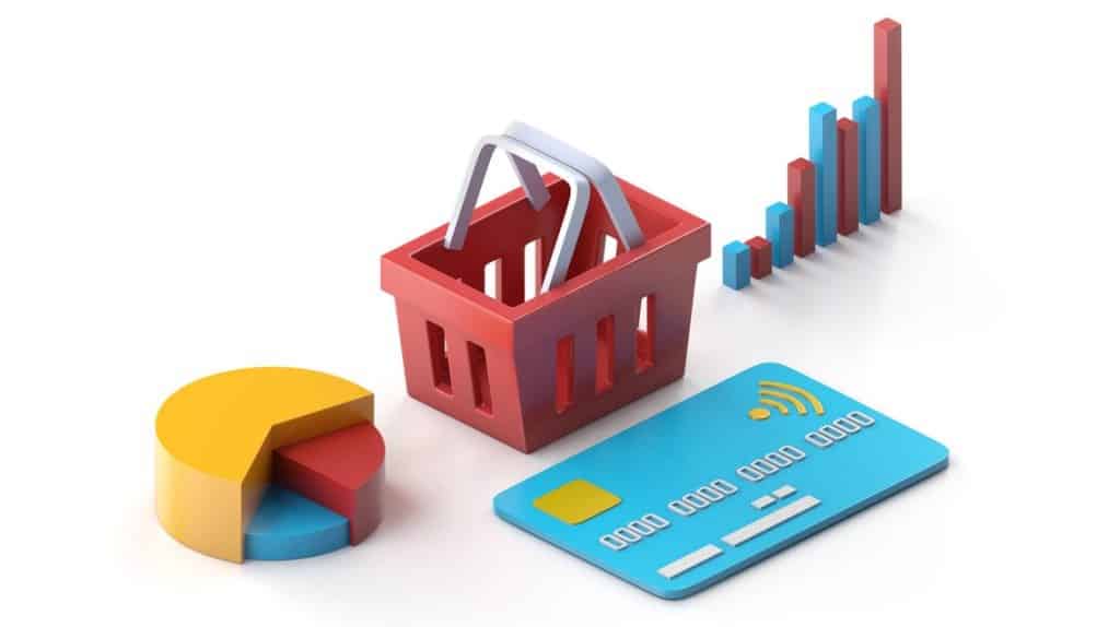 Illustration credit card basket chart crop - Retail a koronakríza: Dáta pomôžu pozviechať sa, aj rásť