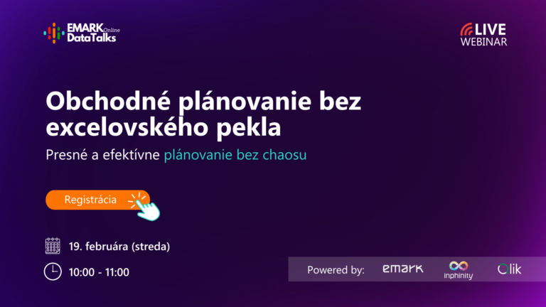 ON-DEMAND WEBINÁR - Obchodné plánovanie bez excelovského pekla